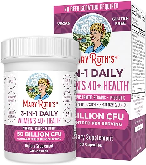 Mary Ruth's 3 in 1 Women's 40  Health Probiotic, 30 CT