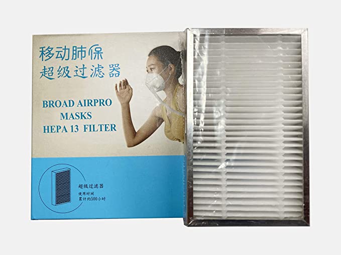 BROAD AirPro Electrical Air Purifying Respirator H13 HEPA Filter