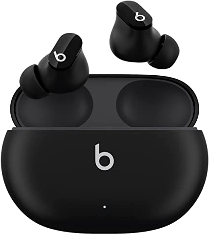 New Beats Studio Buds – True Wireless Noise Cancelling Earbuds – Compatible with Apple & Android, Built-in Microphone, IPX4 Rating, Sweat Resistant Earphones, Class 1 Bluetooth Headphones - Black