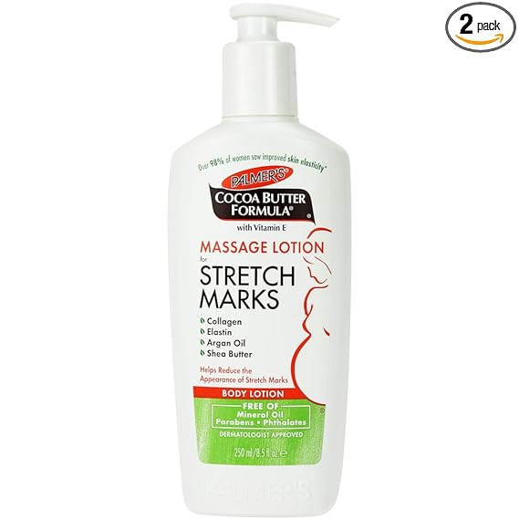 Palmer's Cocoa Butter Formula Massage Lotion for Stretch Marks, 250ml (Pack of 2)