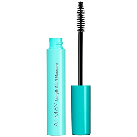 Almay Length & Lift Mascara, Plant Based Waterproof Volumizing Lengthening Eye Makeup, Hypoallergenic and -Fragrance Free, 040 Waterproof Black, 0.24 fl. oz.