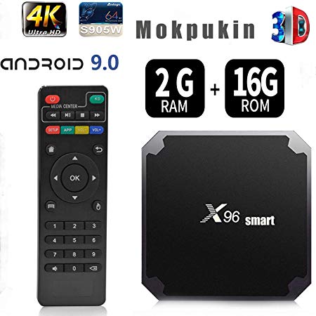 Android TV Box 9.0 2GB RAM 16GB ROM Smart TV Box RK3318 USB 3.0 Ultra HD 4K HDR Dual Band WiFi 2.4GHz 5.8GHz BT 4.1 Set Top Box Streaming Media Playe