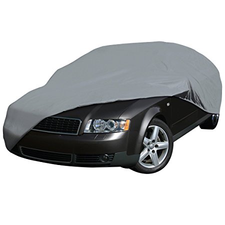 Classic Accessories 71003-C Deluxe Heavy-Duty Four Layer Car Cover, Compact