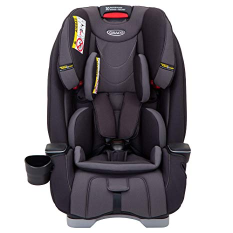 Graco SlimFit All-in-One Car Seat, Group 0 /1/2/3, Midnight Grey
