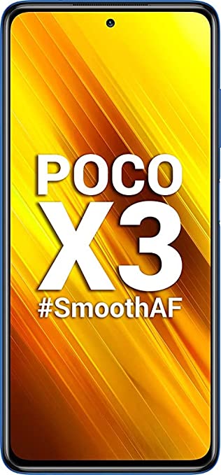 (Renewed) Poco X3 (Cobalt Blue, 6GB RAM / 64GB Storage)