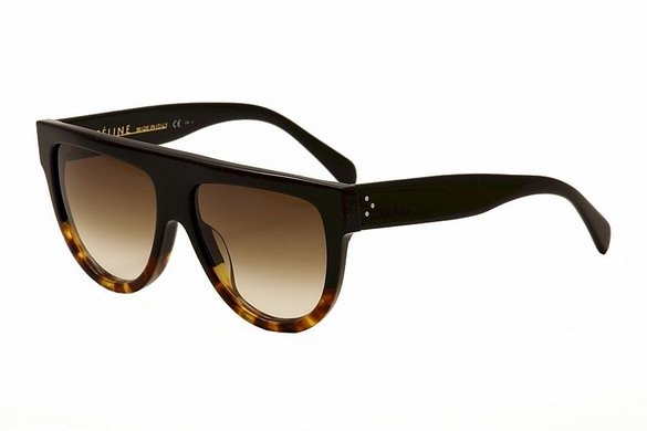 Celine 41026/S Sunglasses-0FU5 Black Havana (5I Brown Gradient Lens)-58mm