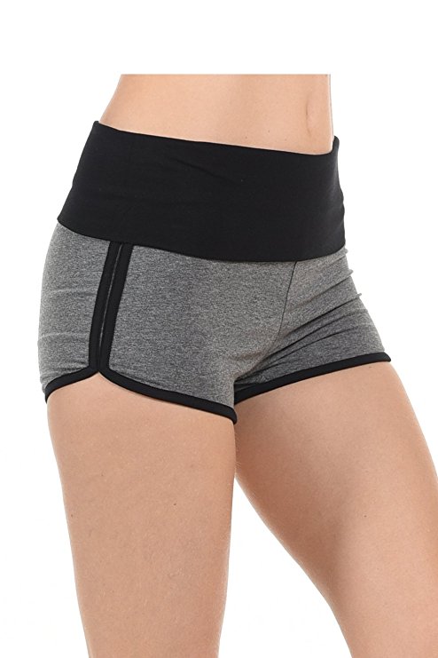 Athletic Hot Yoga Running Track Curves Trimming Shorts
