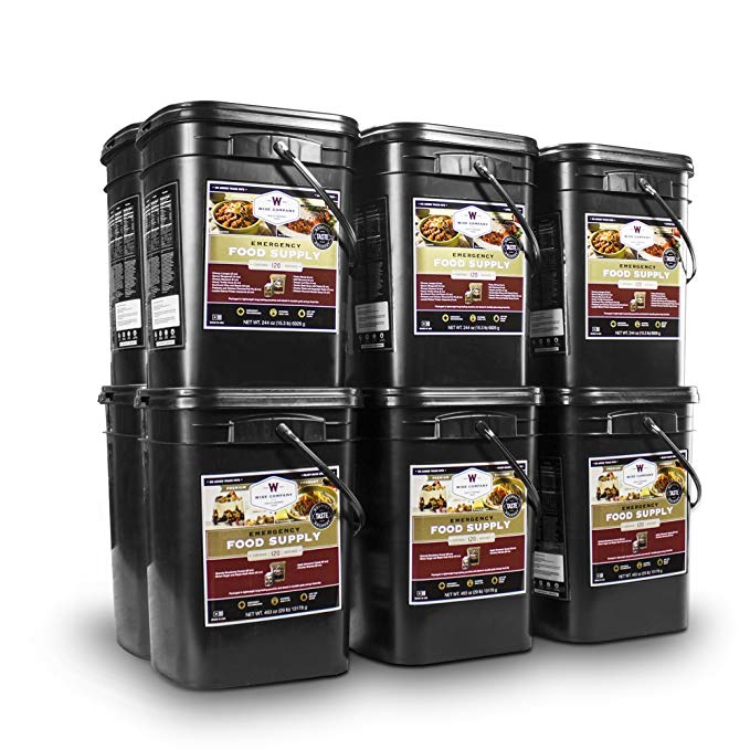 Wise Company Long Term Emergency Freeze-Dried Food Supply, Breakfast and Entree Variety
