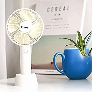Zofey Portable 2 in 1 Water Mist Sprayer Fan Handheld Misting Fan AC Pocket Fan Portable Fan for Travelling Electric USB Rechargeable Handheld Mini Fan Cooling Air Conditioner Humidifier for Outdoor