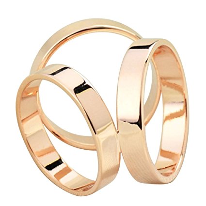 Maikun Scarf Ring Modern Simple Design Triple-ring Scarf Ring