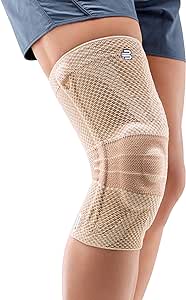 Bauerfeind GenuTrain A3 Right Knee Support - Breathable Knit Compression Knee Brace to Relieve Pain and Swelling from osteoarthritis, ACL Injury, Meniscus Tear, Medical Grade Knee Sleeve