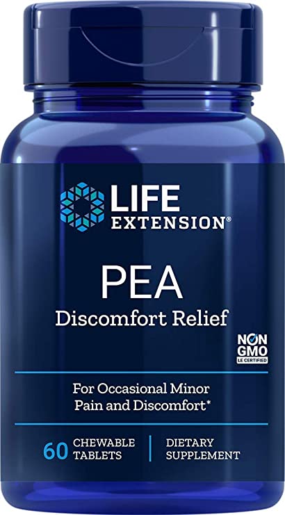 Life Extension Pea Discomfort Relief, 60 Chewable Tablets