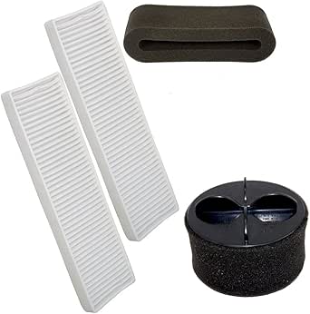 HQRP Filter Kit compatible with Bissell CleanView II Special Edition Vacuum 3576-2, 35747, 3575, 3576, 35761, 3576P, 3576R Cleaner