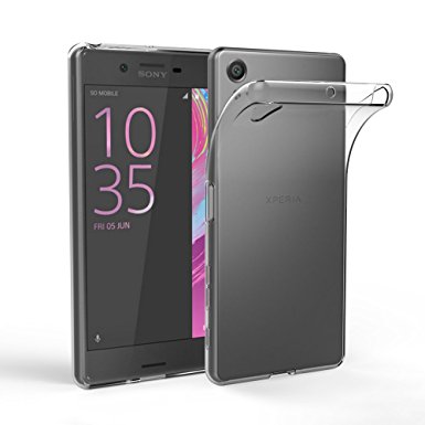 Sony Xperia X Case, EasyAcc Sony Xperia X Soft TPU Cover Crystal Transparent Slim Anti Slip Back Protector Shockproof Case