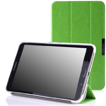 MoKo Samsung Galaxy Tab 4 8.0 Case - Ultra Slim Lightweight Smart-shell Stand Cover Case for Samsung Galaxy Tab 4 8.0 Inch Tablet, FM GREEN (WILL NOT Fit Samsung Galaxy Tab 3 8.0)