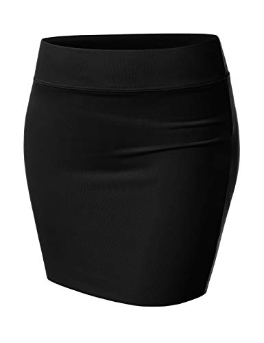 Nearkin Woman Fitted Elastic Layered Mini Short Skirt