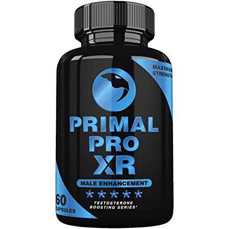 Primal Pro XR - Male Enhancement - Extra Strength Testosterone Booster - Naturally Boost Your Libido, Stamina, Endurance, Strength & Energy for Men & Women - Burn Fat & Build Lean Muscle Mass Today