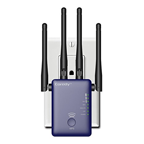 Coredy Mini WiFi Dual Band AC1200 Range Extender/ Access Point / Router with Four External Antennas ( CX-E120 )