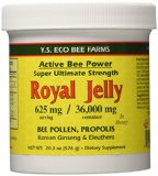 Fresh Royal Jelly  Bee Pollen Propolis Ginseng Honey Mix - 36000mg YS Org 203 oz