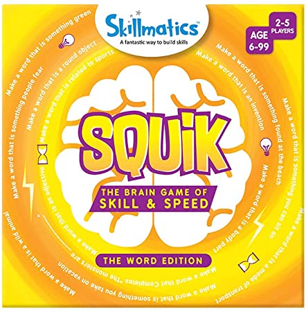 Skillmatics SQUIK - the Word Edition | Letter Card Game To Improve Vocabulary, Encourage Reading and Increase Memory | Fun for the Entire Family | Ages 6-99