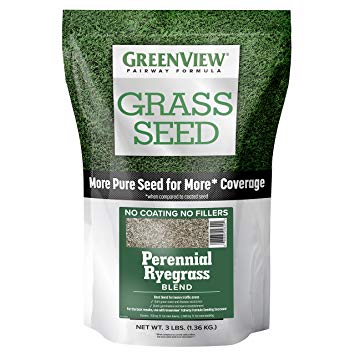 GreenView 2829353 Fairway Formula Grass Seed Perennial Ryegrass Blend, 3 lb.