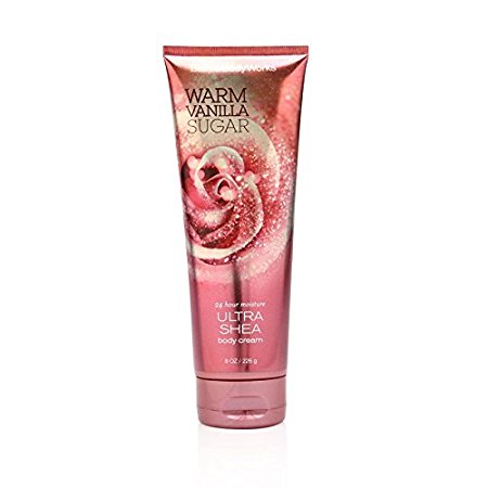 Bath & Body Works Warm Vanilla Sugar 8.0 oz Ultra Shea Cream (8 ounces)