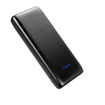 RAVPower 22000mAh External Battery Pack Portable Charger 22000 Power Banks 5.8A Output 3-Port (2.4A Input, iSmart 2.0 USB Ports, Li-Polymer Phone Charger) for Smartphone Tablet