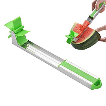 LXSLFY Watermelon Slicer, Melon and Cantaloupe Fruit Slicer, Carver, Cutters, Professional Restaurant Chef Engraving and Cutting Tools.