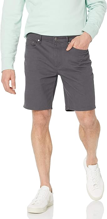 Amazon Essentials Mens Slim-fit 9" Inseam Stretch 5-Pocket Short