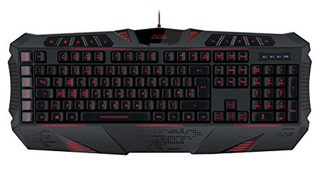 Speedlink UK Layout Parthica Core LED Illumination Gaming Keyboard - Black