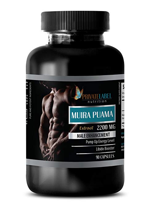 pills for men - MUIRA PUAMA EXTRACT 2200Mg - MALE ENHANCEMENT - brain and memory supplements - 1 Bottle (90 Capsules)
