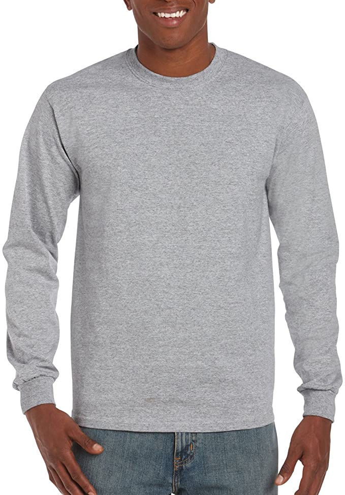 Gildan Men's Ultra Cotton Long Sleeve T-Shirt, Style G2400