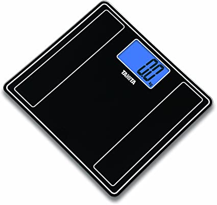 Tanita HD-382 Black Glass Digital Bathroom Scale