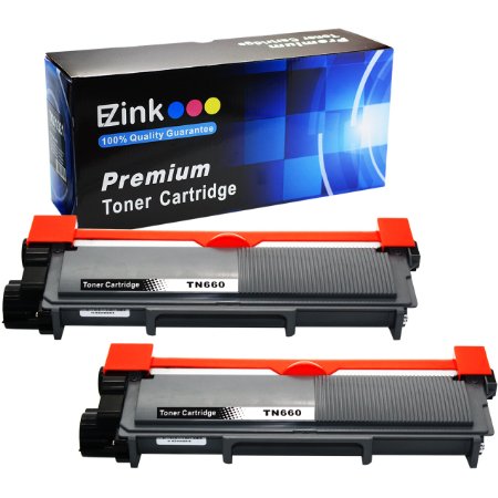 E-Z Ink TM Compatible Toner Cartridge Replacement for Brother TN630 TN660 High Yield 2 Black Toners