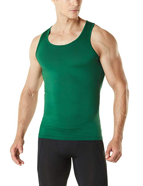 Tesla Men's Sleeveless Muscle Tank Top Cool Dry Compression Baselayer MUN04/N15/R15