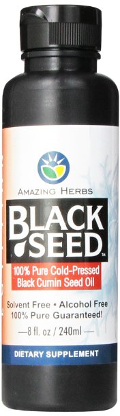 Amazing Herbs Black Seed Oil, 8 ounces