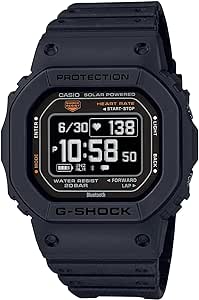 Casio Men's G-Shock Move DW-H5600 Series, Multisport (Run, Walking, Gym Workout), Heart Rate Watch, Quartz Solar Assisted Watch, Black, Walking