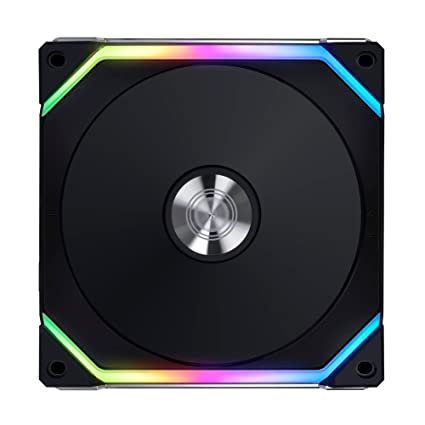 Lian Li UNI Fan SL V2 RGB Revolutionized Daisy-Chain ARGB Fan 140mm Single Pack Black SL140V2-1B