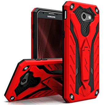 Samsung Galaxy J7 Prime Case, Zizo [Static Series] Shockproof [Military Drop Tested] w/ Kickstand [Heavy Duty Case] Impact Resistant- Galaxy J7 V/Perx