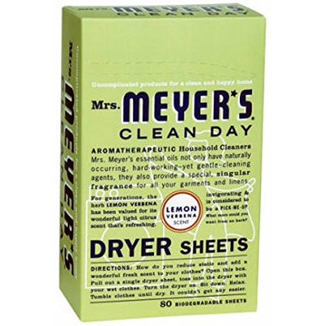 Mrs. Meyer's Dryer Sheets Lemon Verbena