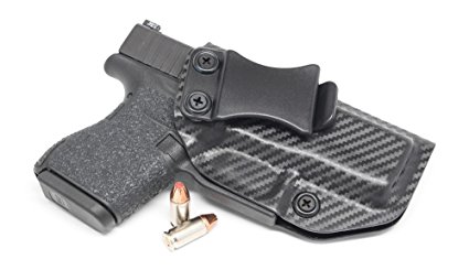 Concealment Express IWB KYDEX Holster: fits GLOCK 43 - Custom Molded Fit - Made in USA - Inside Waistband Concealed Carry Holster - Adjustable Cant & Retention