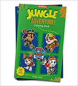 Jungle Adventure! : Paw Patrol Giant Coloring Book For Kids