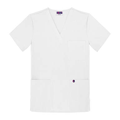 Sivvan Unisex V-Neck 3 Pocket Scrub Top (Available in 15 Colors)