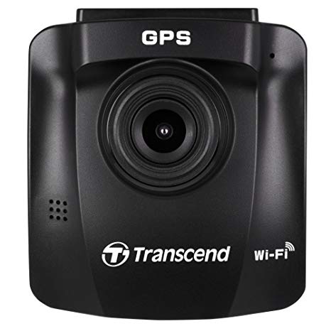 Transcend DrivePro 230 32GB with a high-sensitivity image sensor, GPS receiver, Built in Battery with Wi-Fi connectivity and a microSD card included