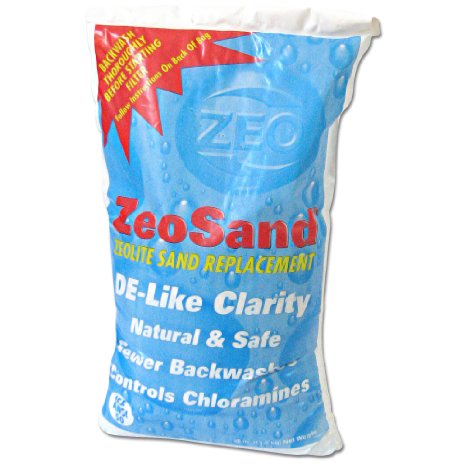 ZeoSand Alternative Pool Sand Filter Media - 50 Pounds