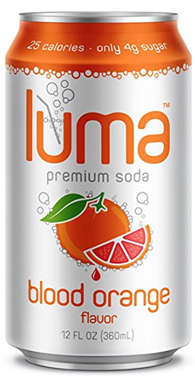 Luma Premium Soda, 12-Pack, Blood Orange