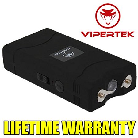 VIPERTEK Mini Stun Gun VTS-880 60 Million Volt Rechargeable LED Flashlight