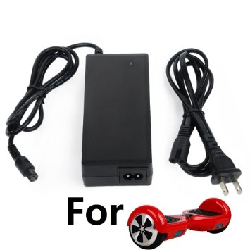 DigiHero 42V 2A AC Power SupplyPower AdaptorPower AdapterCharger With LED Light For Two Wheels Smart Self Balancing Scooter Hands Free Drifting Board Electric Scooter