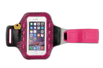 Flexifoil Premium Mobile Phone Armband with LED Night Vision. Ideal for Sports Runners & Joggers Plus Men and Women's Fitness & Exercise. Neoprene for Extra Comfort & Strength. Fits Multiple Smart Phone Brands