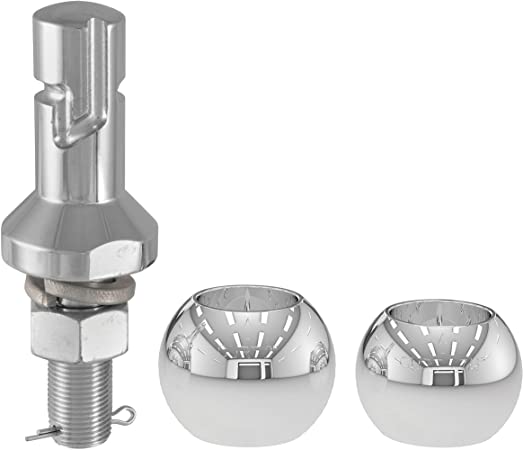 CURT 41783 Switch Ball 1-7/8-Inch and 2-Inch Chrome Steel Trailer Hitch Ball Set, 3,500 and 6,000 lbs. GTW